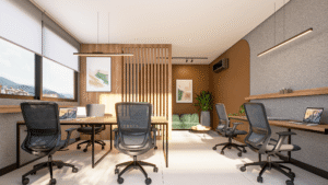 Espaço coworking Porto de Capri Pedra Branca Palhoça