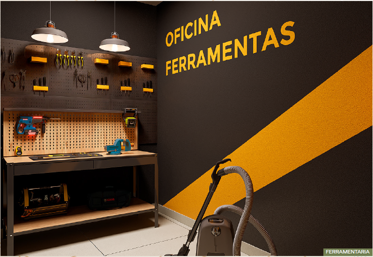 Espaço ferramentaria do condomínio View Residence em Palhoça