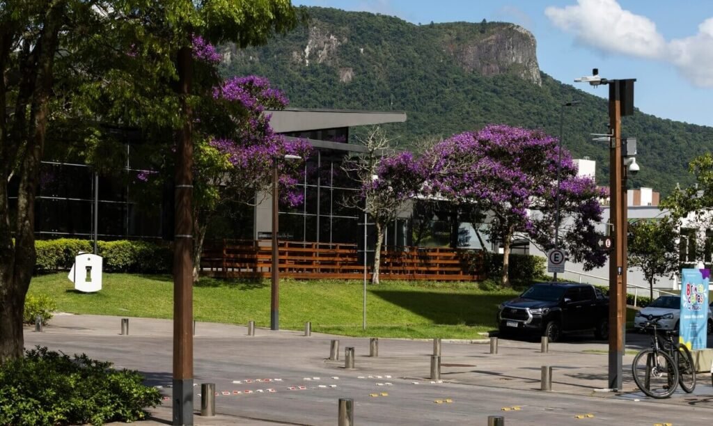 Bairro Pedra Branca em Palhoça SC vista geral